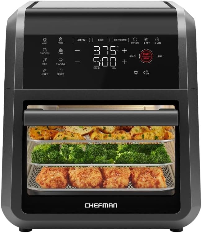 Chefman 12-Quart 6-in-1 Air Fryer Oven with 12 presets!!