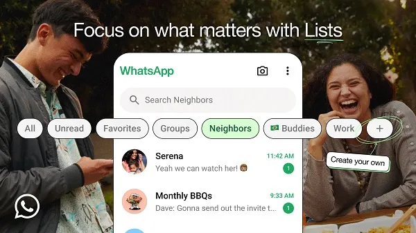 WhatsApp Provides Customized Chat ‘Lists’ To Assist Handle Conversations