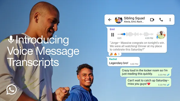 WhatsApp Rolls Out Voice Notice Transcripts