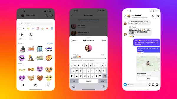 Instagram Provides New Stickers, Location Sharing in DMs