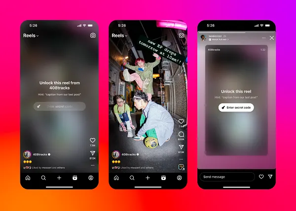 Instagram Launches First Official Use of Lockable Reels