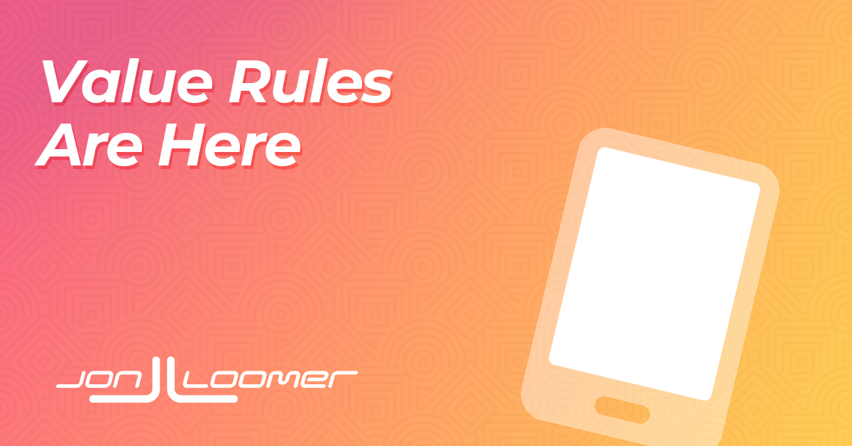 Worth Guidelines Are Right here – Jon Loomer Digital