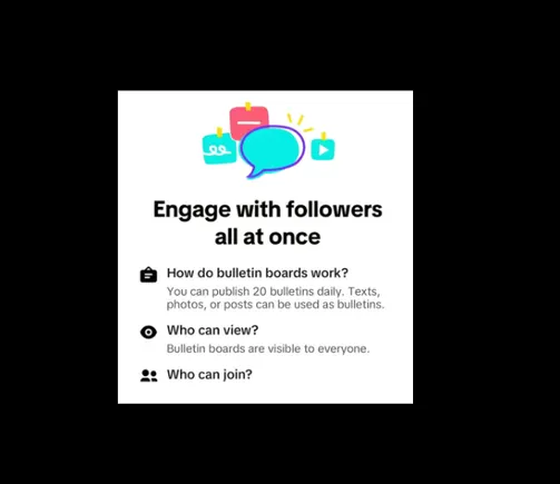 TikTok Launches Bulletin Boards for Broadcast Messaging from Creator and Model Profiles
