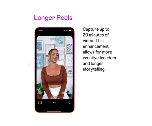 Instagram Replace Reels Digicam with Improved Features