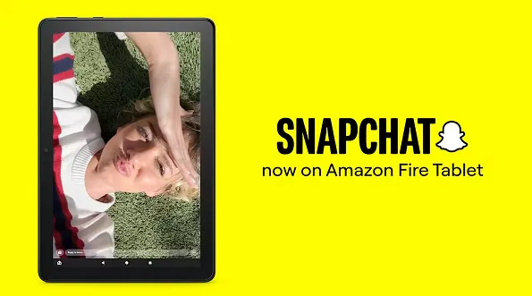 Snapchat Launches New Amazon Fireplace Pill App