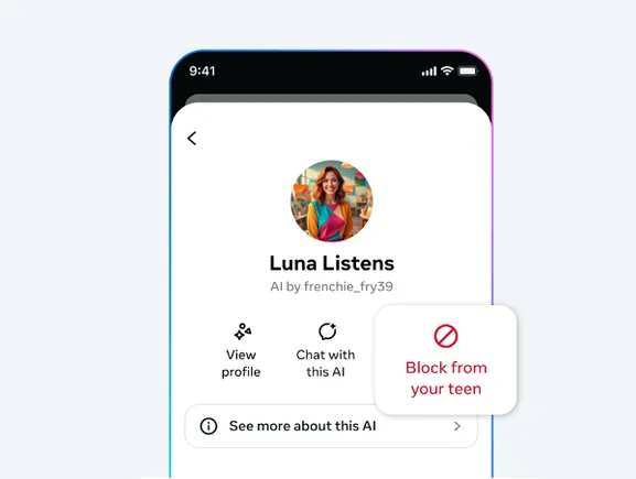 Meta Bans Teen Entry to AI Bot Characters