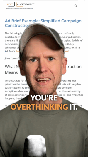 You’re Overthinking Meta Promoting